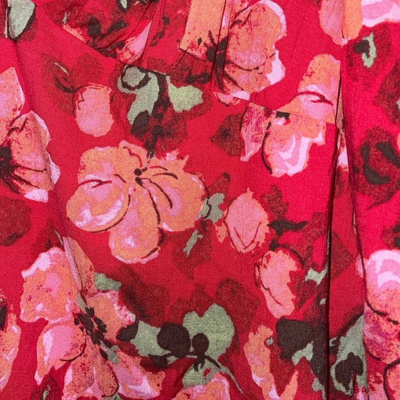 Hm  Plus size Floral Puff Sleeve Mini Dress - Picture 3 of 8